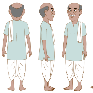 Premium Fully Rigged 2D Cartoon Character (Adobe Animate FLA) | Eye Blink, Lip Sync Ready