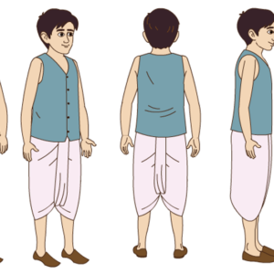Premium Fully Rigged 2D Cartoon Character (Adobe Animate FLA) | Eye Blink, Lip Sync Ready