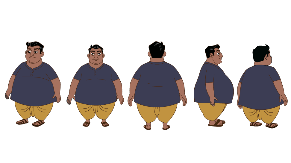 Premium Fully Rigged 2D Cartoon Character (Adobe Animate FLA) | Eye Blink, Lip Sync Ready