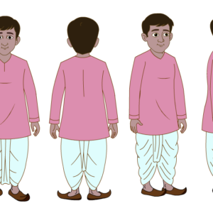 Premium Fully Rigged 2D Cartoon Character (Adobe Animate FLA) | Eye Blink, Lip Sync Ready