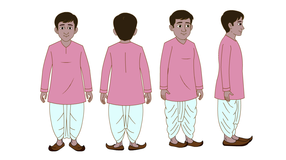 Premium Fully Rigged 2D Cartoon Character (Adobe Animate FLA) | Eye Blink, Lip Sync Ready