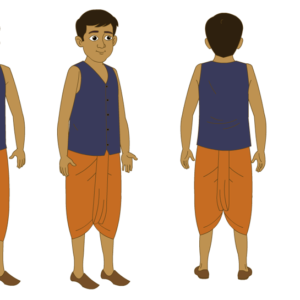 Premium Fully Rigged 2D Cartoon Character (Adobe Animate FLA) | Eye Blink, Lip Sync Ready