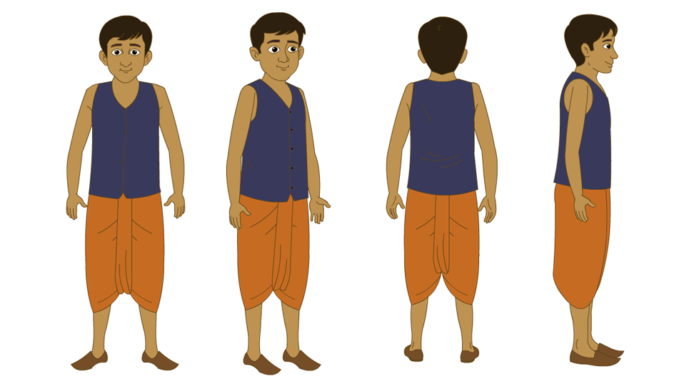 Premium Fully Rigged 2D Cartoon Character (Adobe Animate FLA) | Eye Blink, Lip Sync Ready