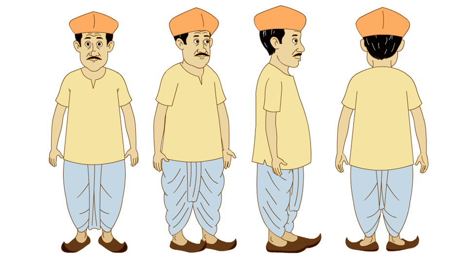 Premium Fully Rigged 2D Cartoon Character (Adobe Animate FLA) | Eye Blink, Lip Sync Ready