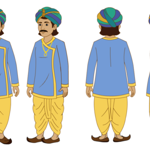 Premium Fully Rigged 2D Cartoon Character (Adobe Animate FLA) | Eye Blink, Lip Sync Ready