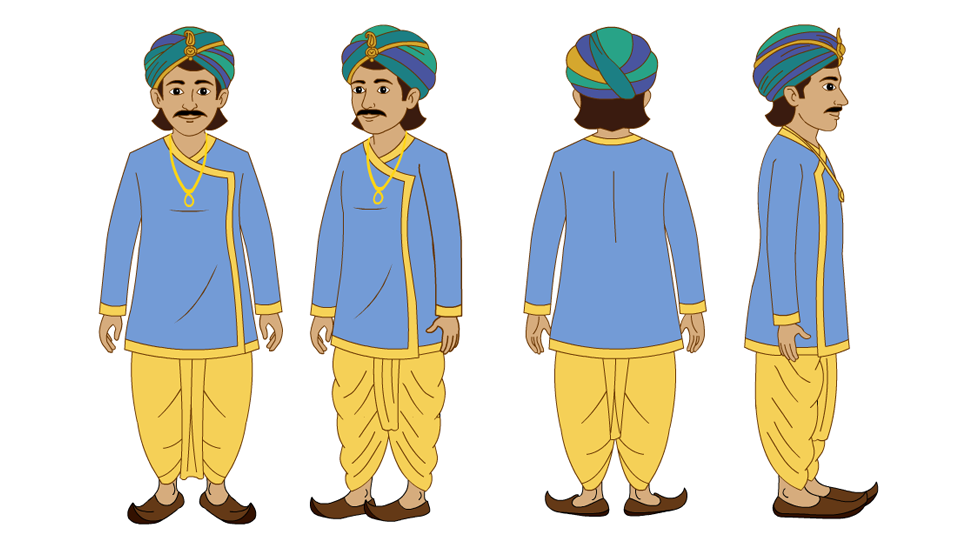 Premium Fully Rigged 2D Cartoon Character (Adobe Animate FLA) | Eye Blink, Lip Sync Ready